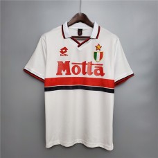 AC Milan 93/94 Away White Soccer Jersey